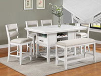 2717-6PC COUNTER HEIGHT DINING SET