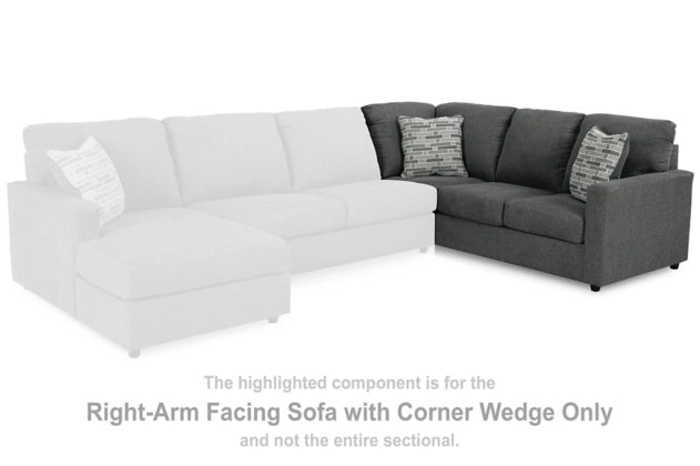 2900349 Edenfield RAF Sofa W/ Wedge