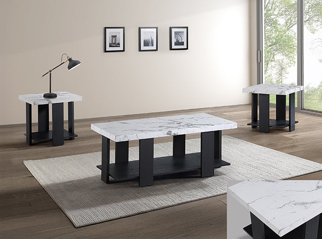 4230 3PC COCKTAIL SET MARBLE