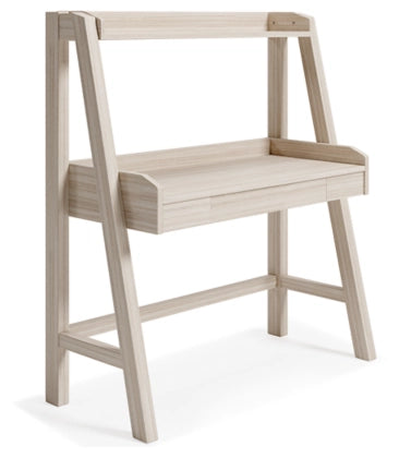 B008-327 BLARIDEN DESK NATURAL (SOLD AS-IS - NO WARRANTY)