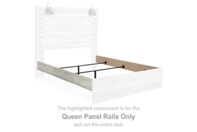 B192-96 QUEEN BED RAILS
