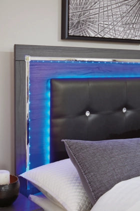 B214-58 KING/CAL KING UPHOLSTERED PANEL HEADBOARD