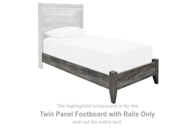 B221-52 TWIN PANEL FOOTBOARD WITH RAILS