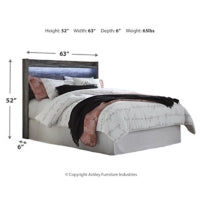 B221-57 QUEEN PANEL HEADBOARD