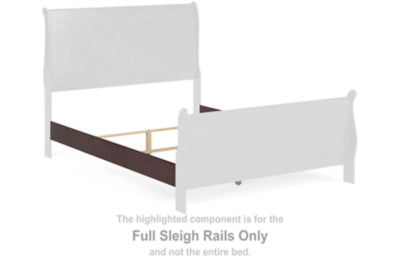 B376-86 FULL SLEIGH RAILS