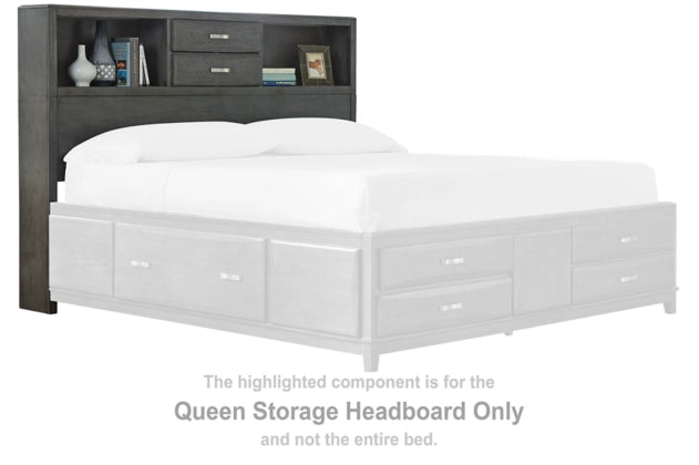 B476-65 Caitbrook Queen Storage Headboard