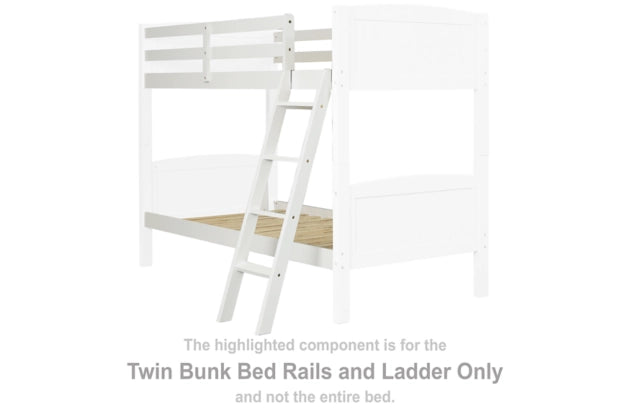 B502-59R TWIN BUNK BED RAILS AND LADDER