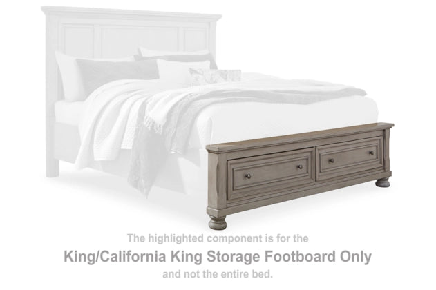 B733-76 KING/CAL KING STORAGE FOOTBOARD