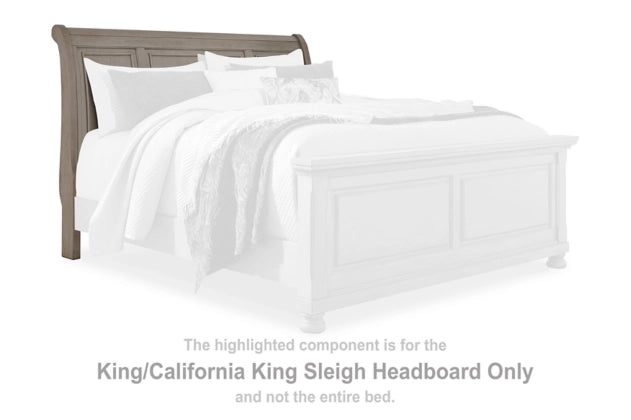 B733-78 KING/CAL KING SLEIGH HEADBOARD