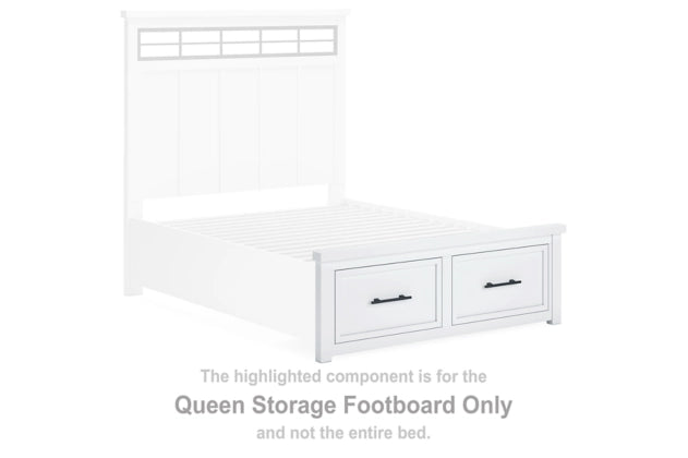 B844-54S Ashbryn Queen Storage FB