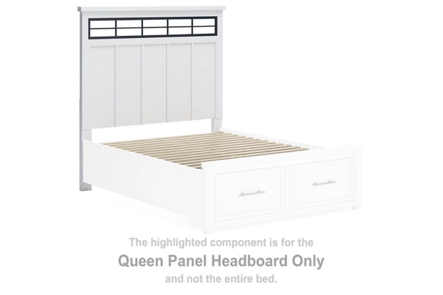 B844-57 Ashbryn Queen HB & Roll Slats