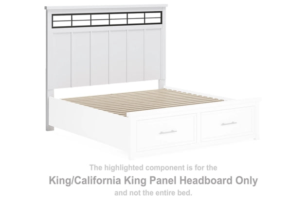 B844-56S Ashbryn King HB & Roll Slats