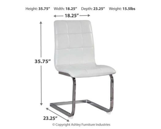 D275-02 DINING CHAIR (SOLD AS-IS - NO WARRANTY)
