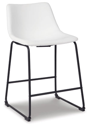 D372-724 Centiar White Counter Height Stool (SOLD AS-IS - NO WARRANTY)