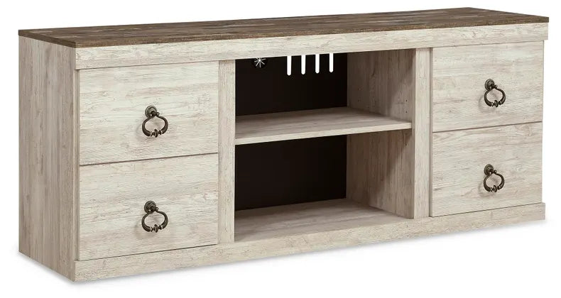 EW0267-268 LG TV STAND W/FIREPLACE OPTION