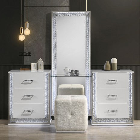 FM72010WH-V-3 FLOOR MIRROR
