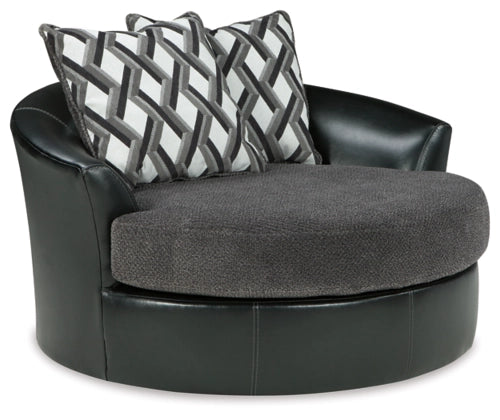 3222221 OVERSIZED SWIVEL ACCENT CHAIR