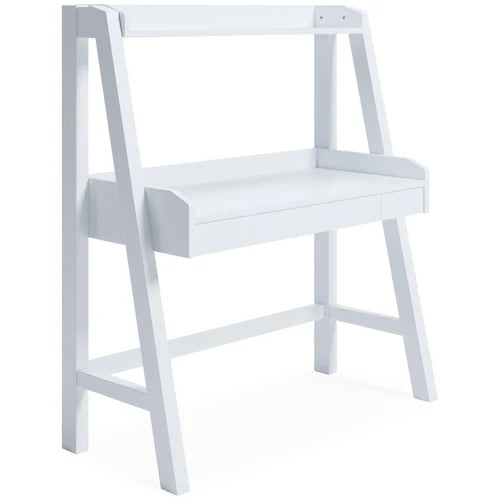 B008-127 BLARIDEN DESK WHITE (SOLD AS-IS - NO WARRANTY)