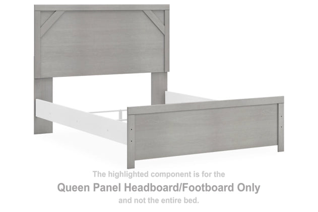B1192-71 QUEEN PANEL HEADBOARD & FOOTBOARD