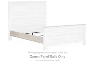 B267-98 QUEEN PANEL RAILS