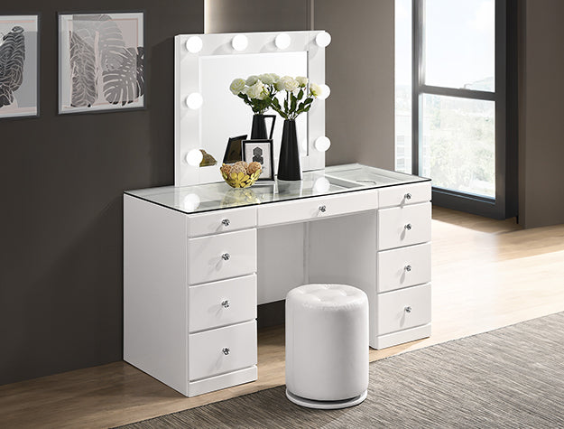 B4851WH-93 SWIVEL STOOL WHITE