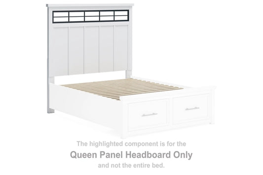B844-57 Ashbryn Queen HB & Roll Slats