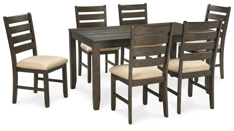 D397-425 DINING TABLE CHAIRS (7 PC)