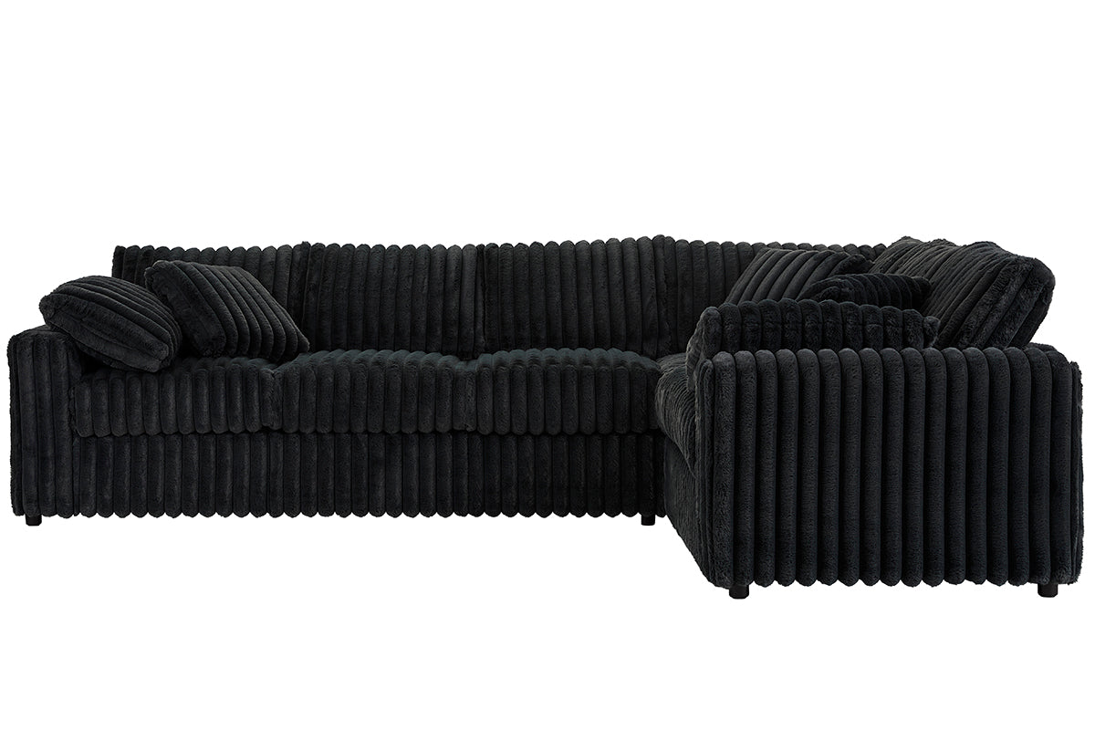 24550 Mondo Black Sectional