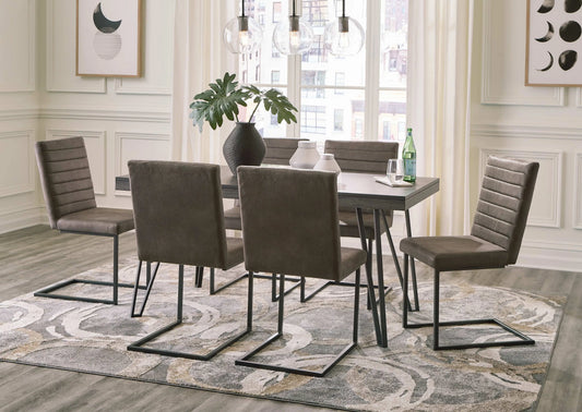 D449 7PC DINING SET (SOLD AS-IS - NO WARRANTY)