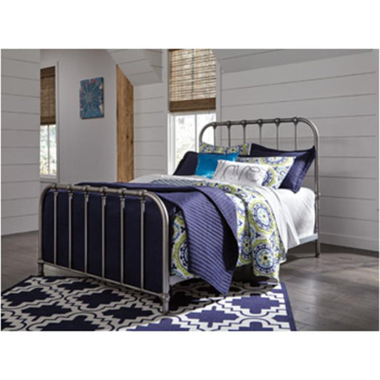 B280-671 TWIN METAL BED